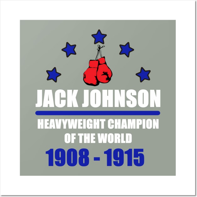 Jack Johnson - Heavyweight Champion of the World Wall Art by MattyO